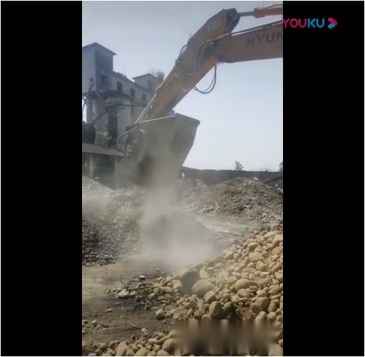 粉碎斗鵝卵石加工